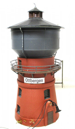 Fertigmodell H0 Kibri 39428 Wasserturm Ottbergen mit Lampe