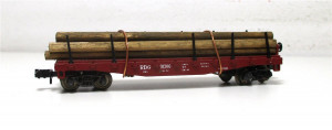 Arnold N (1) US-Güterwagen Rungenwagen RDG 91306 mit Ladung (5654H)
