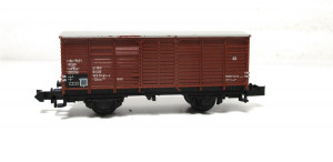 Minitrix N 13253 / 3253 gedeckter Güterwagen 21 80 112 3 141-1 DB (6519H)