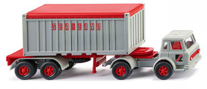 Wiking H0 1/87 052501 Int. Harvester Containersattelzug 20' Sealand - NEU