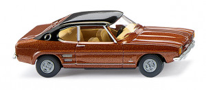 Wiking H0 1/87 082108 Ford Capri I - kupferbraun met mit schwarzem Dach - NEU