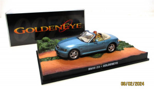 Modellauto 1:43 GE Fabbri James Bond 007 BMW Z3 Goldeneye OVP (931h)