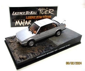 Modellauto 1:43 GE Fabbri James Bond 007 Maserati 425 OVP (937h)