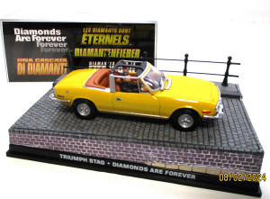 Modellauto 1:43 GE Fabbri James Bond 007 Triumph STAG OVP (938h)