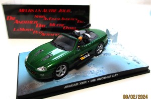 Modellauto 1:43 GE Fabbri James Bond 007 Jaguar XKR OVP (984h)