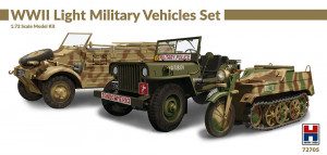 Hobby 2000 1:72 WWII Light Military Vehicles Set