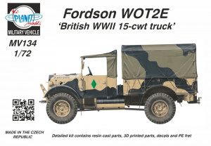 Planet Models 1:72 129-MV134 Fordson WOT2 E (15CWT) ‘Wooden Cargo Bed’ 1/72