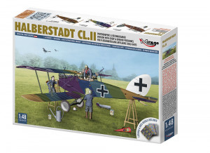 Mirage Hobby 1:48 480005 Halberstadt CL.II Photographic & Reconaissance Version With Crew & Ground Personnel For Fliegerabteilung Artillerie FA(A) Units