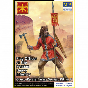 Master Box Ltd. 1:32 MB32022 Greco-Persian Wars Series. Kit ? 9. Flag Officer of the > Persian Heavy Infantry