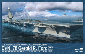Magic Factory 1:700 6401 U.S. Navy  Gerald R. Ford-class aircraft carrier- USS Gerald R. Ford CVN-78