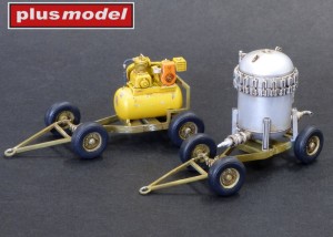 Plus model 1:48 AL4112 Trailer MkII with compressor and fuel filter