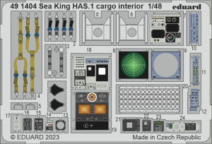 Eduard Accessories 1:48 Sea King HAS.1 cargo interior 1/48