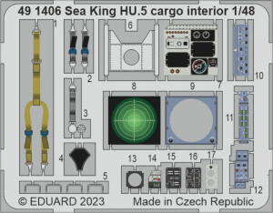 Eduard Accessories 1:48 Sea King HU.5 cargo interior 1/48