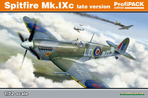 Eduard Plastic Kits 1:72 Spitfire Mk.IXc late version, Profipack