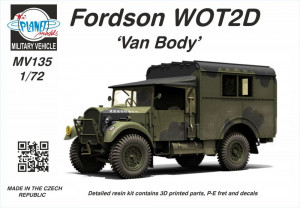 Planet Models 1:72 129-MV135 Fordson WOT2D ‘Van Body’ 1/72