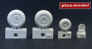 Plus model 1:48 AL4024 B-26 Marauder wheels late growed