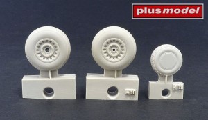 Plus model 1:48 AL4093 B-26 Marauder wheels early growed