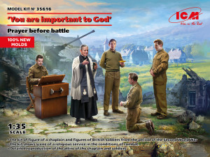 ICM 1:35 35616 'You are important to God'. Prayer before battle (100% new molds)