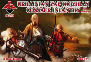 Red Box 1:72 RB72143 Ukrainian Zaporozhian Cossacks infantry, 17th century