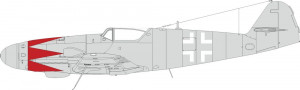 Eduard Accessories 1:48 Bf 109K-4 tulip pattern & national insignia 1/48