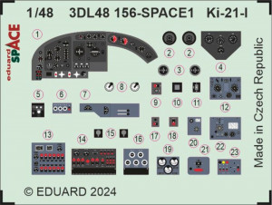 Eduard Accessories 1:48 Ki-21-I SPACE 1/48 ICM
