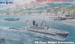 Micro Mir  AMP 1:72 MM72-026 Italian CB Class Midget Submarines