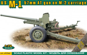 ACE 1:72 US M-1 57mm AT gun on M-2 carriage
