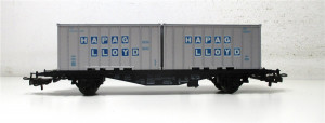 Märklin H0 4659 Containerwagen Hapag Lloyd 0420606-4 DB OVP (4247H)