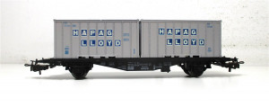 Märklin H0 4659 (1) Containerwagen Hapag Lloyd 0420606-4 DB OVP (4248H)
