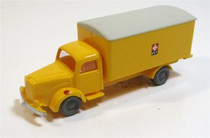 IMU Replica H0 1/87 MB L5000 Koffer-LKW PTT Post o. OVP 