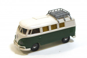 Brekina H0 1/87 VW T1b Bus Camper mit Dachträger
