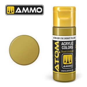 AMMO by MIG Jimenez  ATOM COLOR Zinc Chromate Yellow