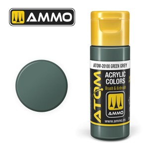 AMMO by MIG Jimenez  ATOM COLOR Green Grey