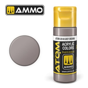 AMMO by MIG Jimenez  ATOM COLOR Grey Brown