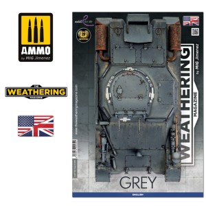 AMMO by MIG Jimenez  A.MIG-4534 THE WEATHERING MAGAZINE 35 - Grey (English) - NEU