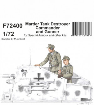 CMK 1:72 Marder Tank Destroyer Commander and Gunner 1/72