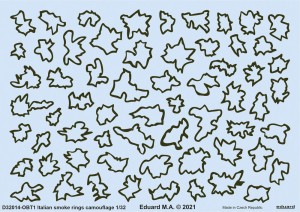 Eduard Accessories 1:32 D32014 Italian smoke rings camouflage 1/32