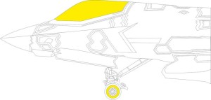 Eduard Accessories 1:48 EX922 F-35A TFace 1/48 for TAMIYA