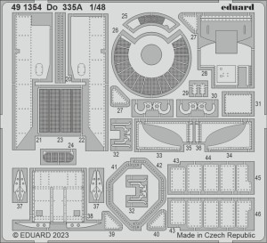 Eduard Accessories 1:48 491354 Do 335A 1/48 TAMIYA