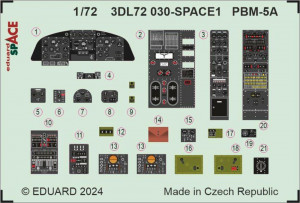 Eduard Accessories 1:72 PBM-5A SPACE 1/72 ACADEMY