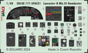 Eduard Accessories 1:48 Lancaster B Mk.III Dambuster SPACE 1/48 HKM