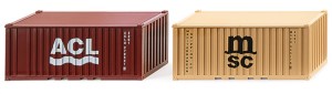 *Wiking H0 1/87 001826 Zubehörpackung - 20' Container - NEU 