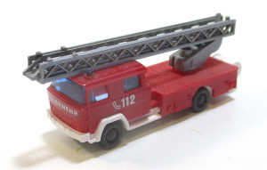 Wiking N 1/160 Magirus Deutz Feuerwehr Drehleiter (6558H)