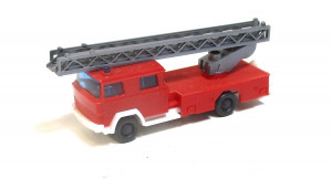 Wiking N 1/160 Magirus Deutz Feuerwehr Drehleiter (6510H)