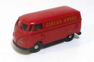Brekina H0 1/87 VW T1 Kasten Cirkus Krone - rot