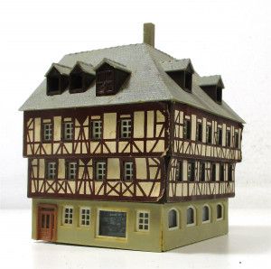 Fertigmodell N Fachwerkhaus Eckhaus Geschäftshaus (HN-1042h)