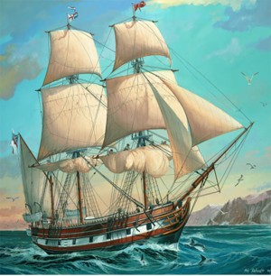 Revell 1:96 5458 HMS Beagle