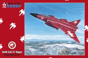 Special Hobby 1:72 100-SH72497 AJ-37 Viggen ‘Show Must Go On’ - NEU