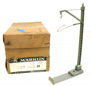 Märklin H0 7009 Oberleitung-Mast Typ 1 - 10 Stück Pappkarton 409 (2028h)