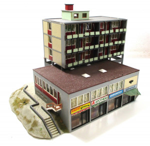 Fertigmodell H0 Faller B-928 Bankhaus Stadthaus Geschäftshaus (H0-0257h)